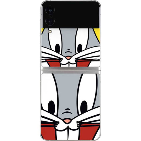Looney Tunes Bugs Bunny Zoomed In Galaxy Z Flip4 5G Skin